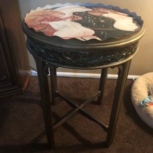 REDUCED $60...Hand painted accent table